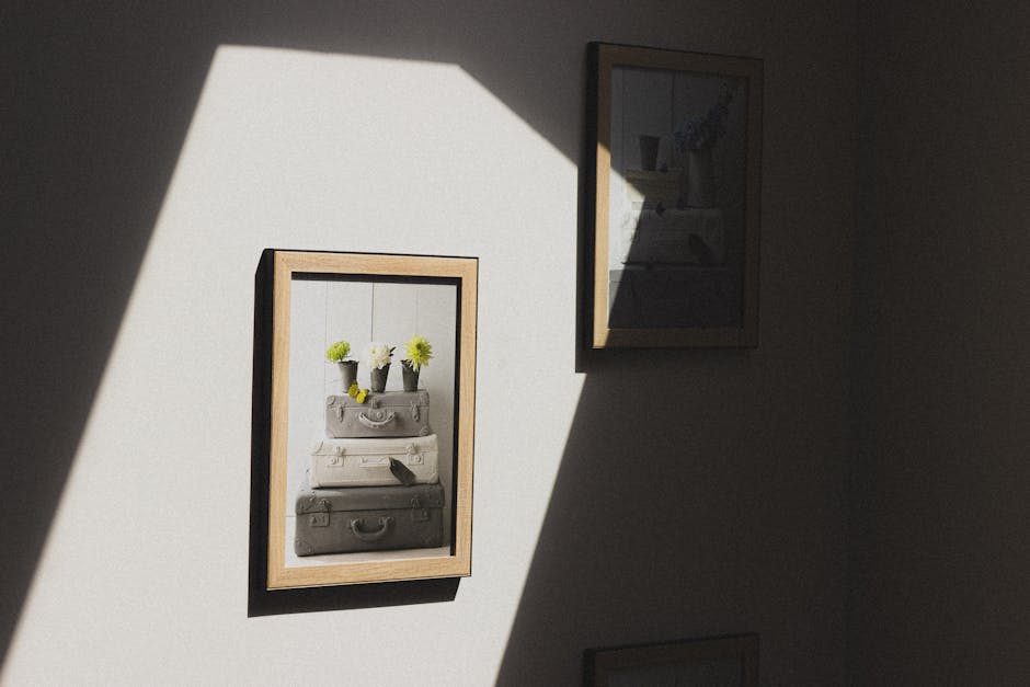 Property staging with framed artwork creates premium appeal